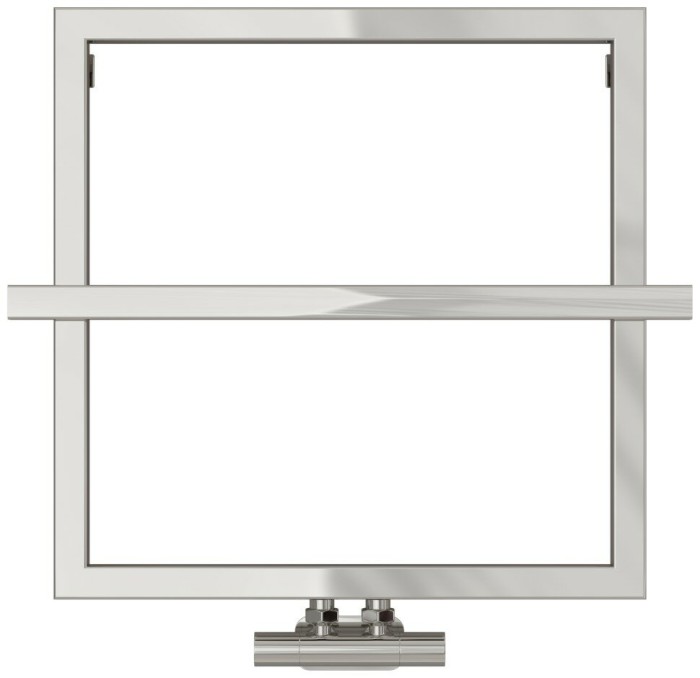 Сунержа Водяной полотенцесушитель 530x530, Штиль EU50+, 00-0256-5353 цвет: без покрытия