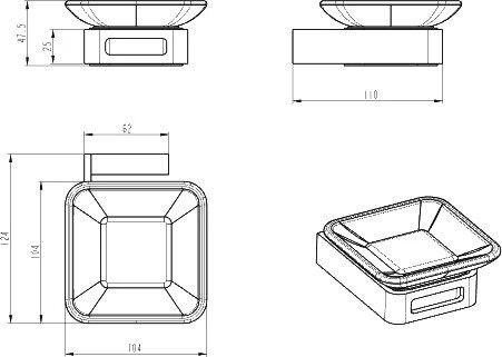 Мыльница, Q, Boheme 10943-MG