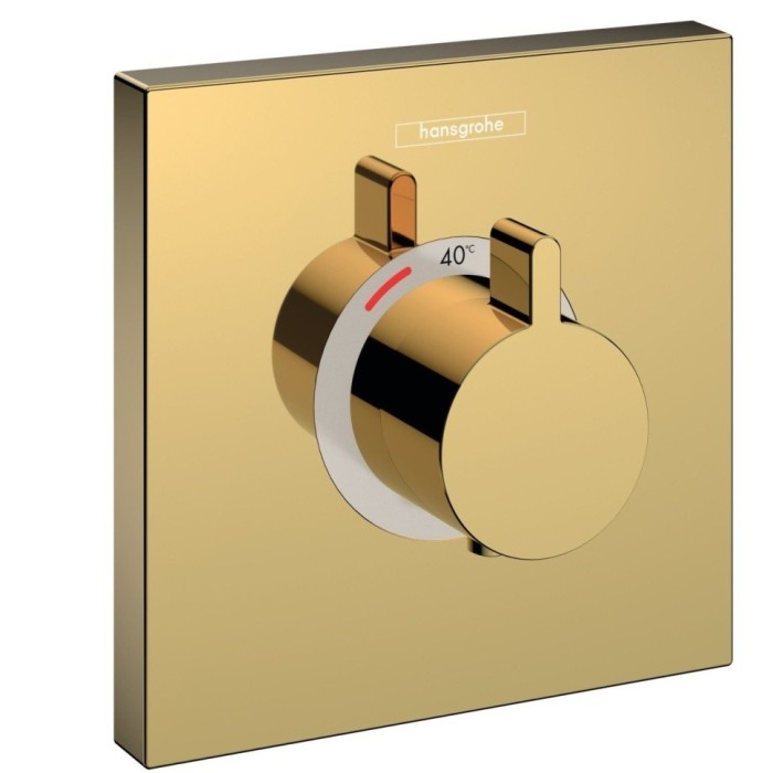 Термостат для душа HighFlow скрытого монтажа, Hansgrohe ShowerSelect, золото арт. 15760990