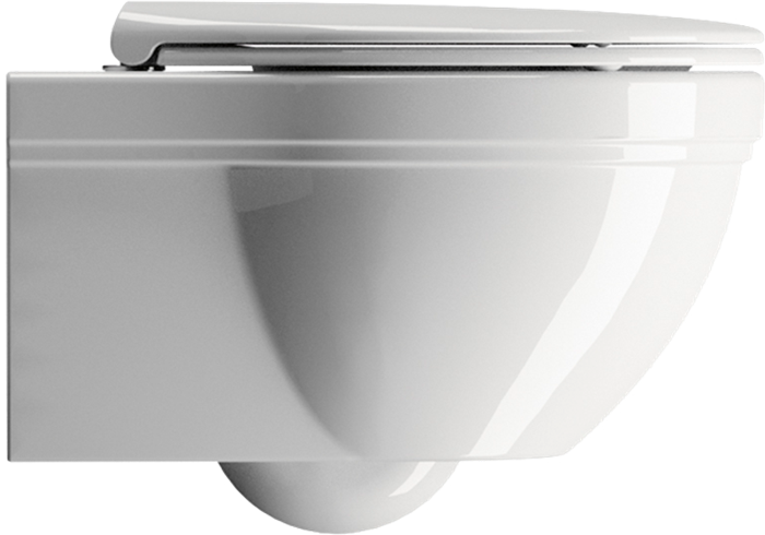 Подвесной унитаз 37х55 см, без крепежа в комплекте, без сиденья, GSI Classic арт. 871211