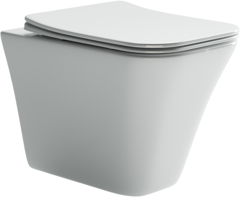 Подвесной унитаз с сиденьем Ceramicanova Mono, белый арт. CN1902