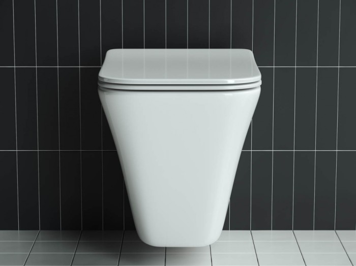 Подвесной унитаз с сиденьем Ceramicanova Mono, белый арт. CN1902