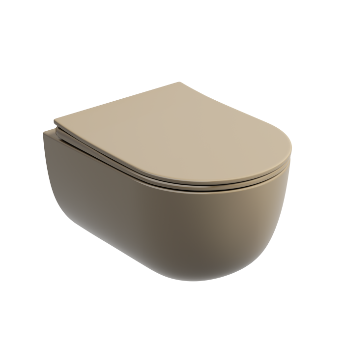 Подвесной унитаз Ceramicanova Modena, коричневый арт. CN6063MC