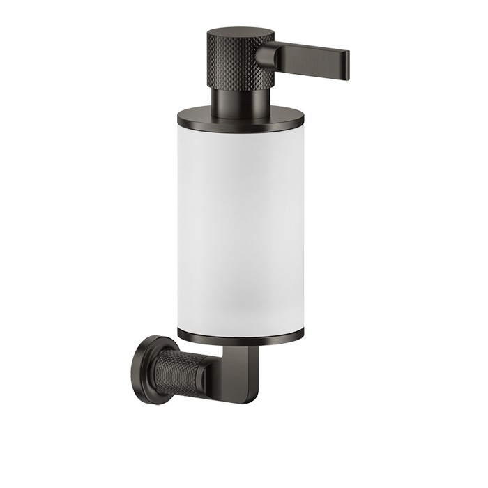 Дозатор для жидкого мыла настенный, Gessi Inciso, белый/nero xl арт. 58513#299