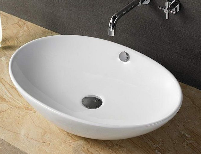 Раковина Lotis LMD1104  630х415х160мм цвет белый