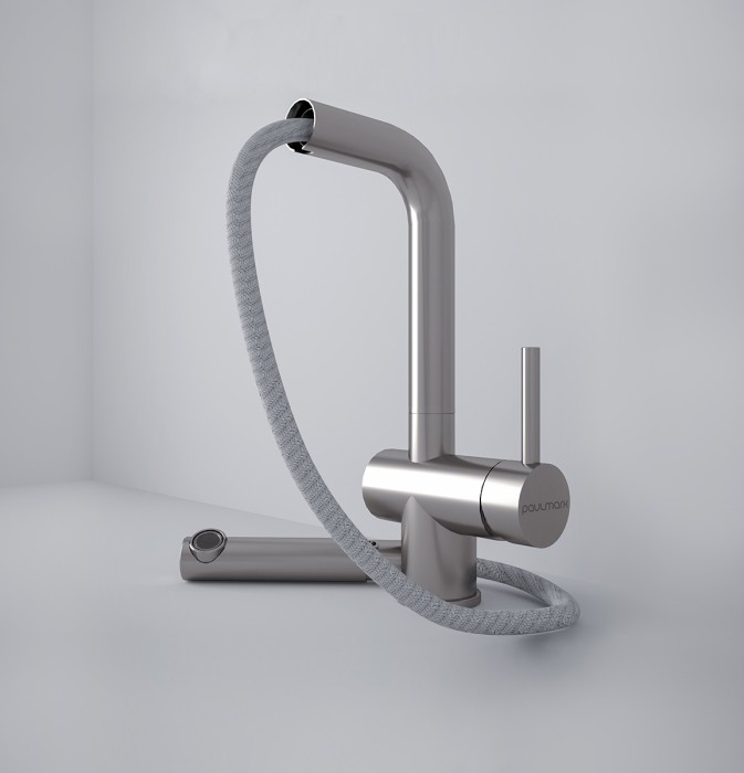 Смеситель для кухни  Paulmark DOSSE, вороненая сталь - Do214418-GM