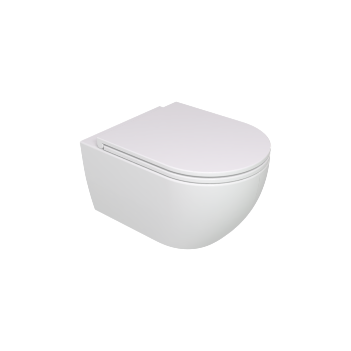 Комплект: Подвесной унитаз с крышкой и креплением белый глянцевый, GSG Ceramic Design Like, LKWCSO000+ LKCOPRSLTICR000+ACS40