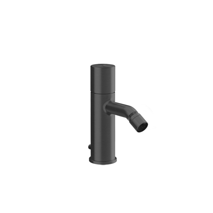 Смеситель для биде, 1 отв., с донным клапаном, Gessi Habito Unito, black metal pvd арт. 70007#706