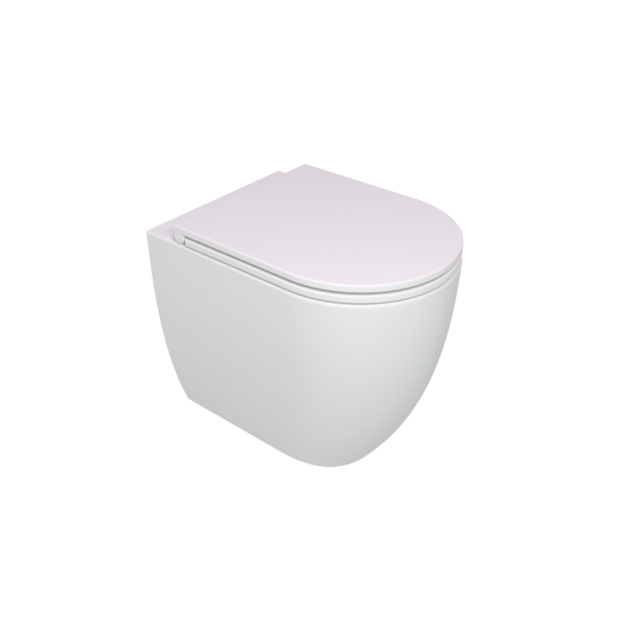Чаша приставного унитаза белый глянцевый, GSG Ceramic Design Like, LKWC01000P