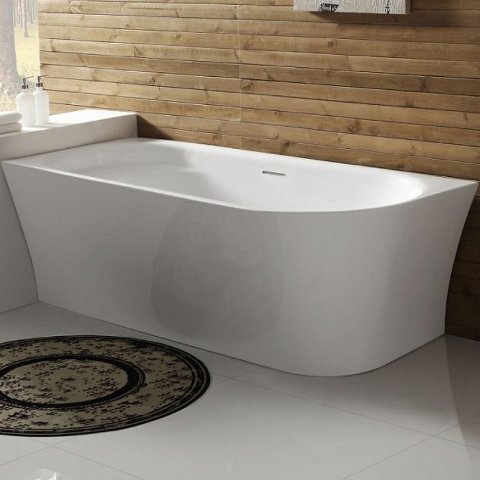 Акриловая ванна 150x78, пристенная, прямоугольная, BelBagno, белая арт. BB410-1500-780-L