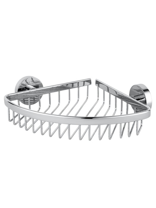 Полка для ванной угловая, Wonzon & Woghand Easy, WW-8144 цвет: хром