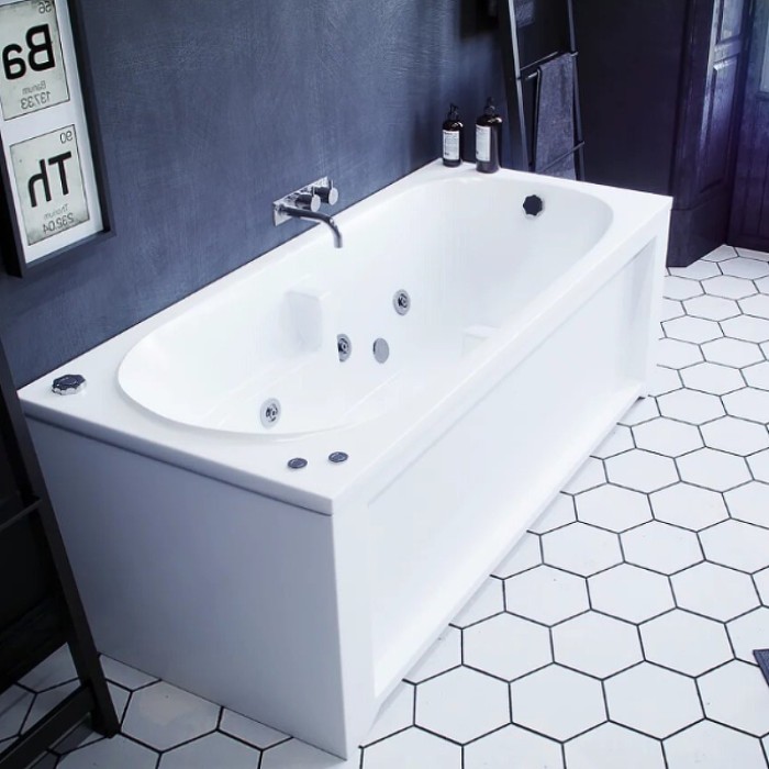 Ванна с фронтальным экраном (слив справа) Aquatek Лея арт. LEY170-0000057