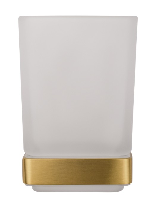 Стакан для зубных щеток с держателем, Wonzon & Woghand Roma, WW-7221 цвет: бронза