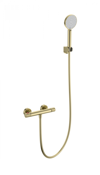 Смеситель для душа с термостатом, Wonzon &amp; Woghand Inn, WW-B2063-A-BG цвет: золото