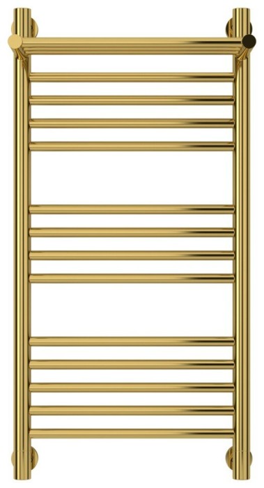 Сунержа Водяной полотенцесушитель 800x400, Богема+ с 1 полкой, 03-0223-8040 цвет: золото