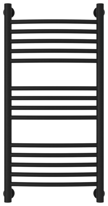 Сунержа Водяной полотенцесушитель 800x400, Богема+ выгнутая, 31-0221-8040 цвет: матовый чёрный