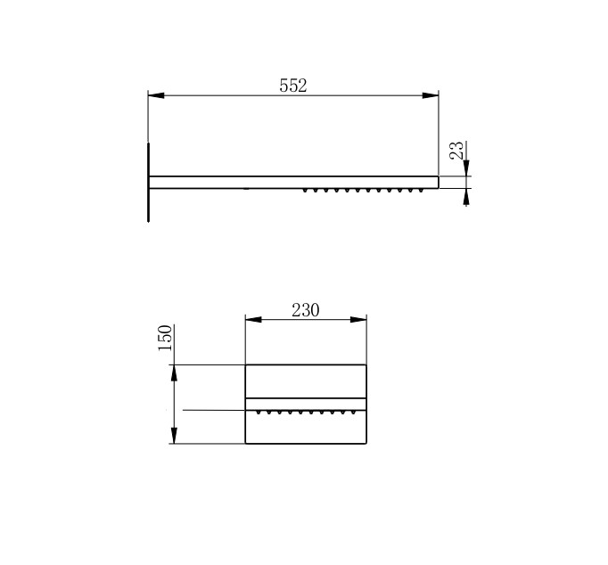 Верхний душ, Wonzon & Woghand, WW-HS101-BGG цвет: графит