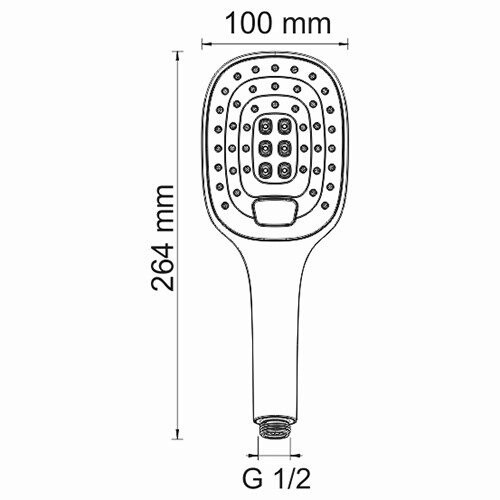 Лейка 3-функциональная WasserKRAFT арт. A062