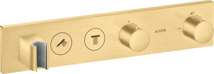 Термостат для душа ShowerSolutions Axor, шлифованное золото арт. 18355250