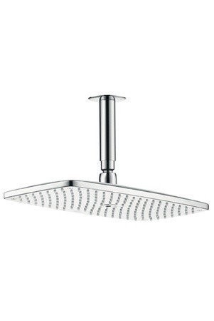 Верхний душ с потолочным кронштейном Raindance E Hansgrohe, хром арт. 27381000
