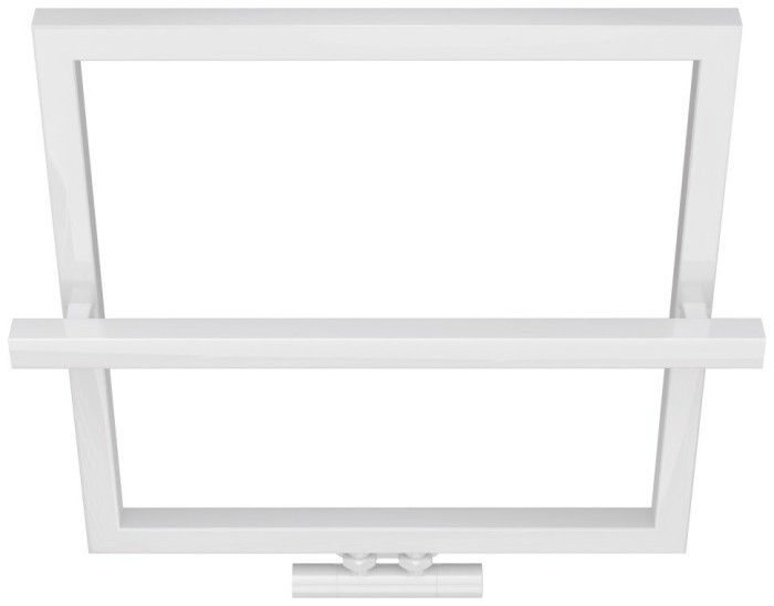 Сунержа Водяной полотенцесушитель 530x530, Штиль EU50+, 12-0256-5353 цвет: белый