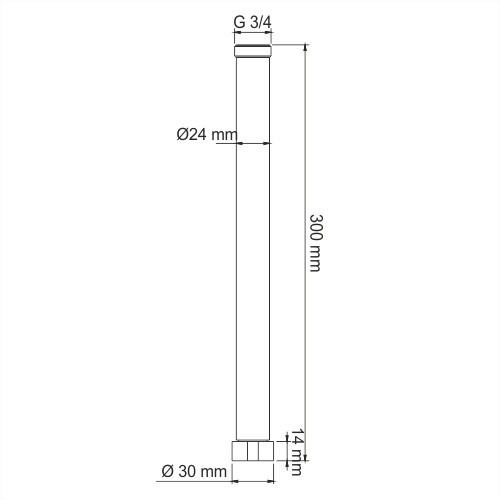Удлинитель для душевого комплекта WasserKRAFT арт. A132