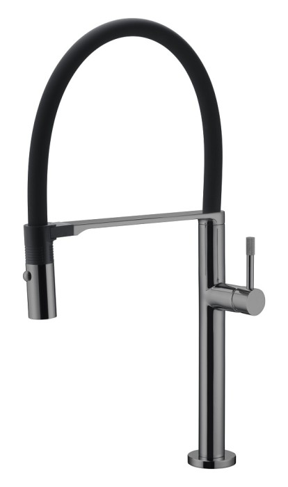 Смеситель для кухни, Shine gun metal, Uno Boheme 114-SGM