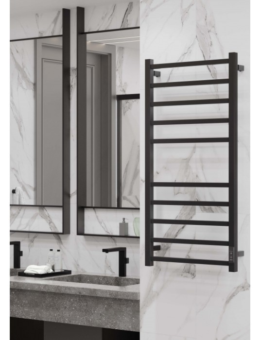 Полотенцесушитель электрический Двин L plaza neo 50х100 черный матовый арт. 4656759179205