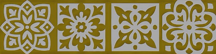 Декор tоццетто лэйди голд 7,2x7,2 Italon Decor Project арт. 600090000323
