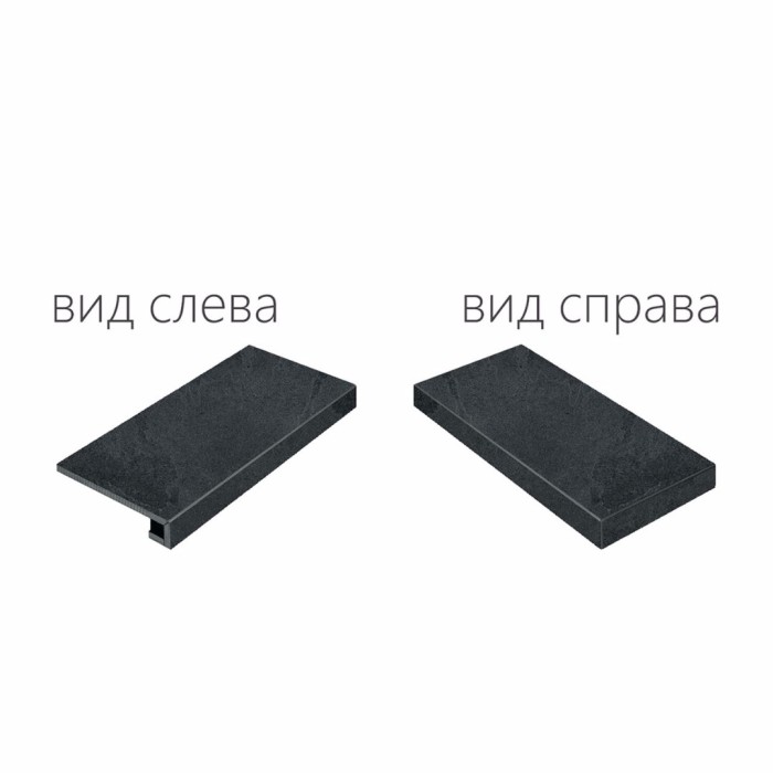 Ступень титанио угловая правая  33x45 Italon Материя арт. 620070000833