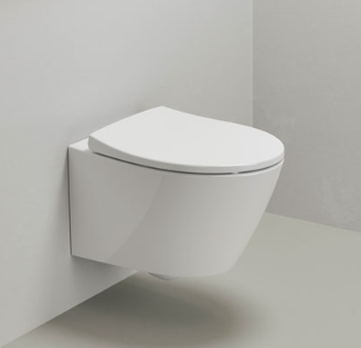 Унитаз подвесной GSI Modo 37х52 см, безободковый цвет белый арт. 981611