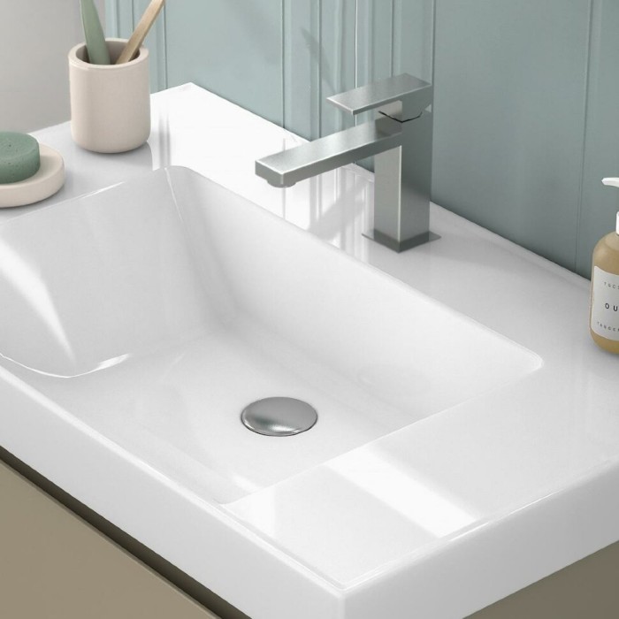 Смеситель для раковины однорычажный без донного клапана 3/8, Futura Kerama Marazzi, хром - 66412KM.21.018