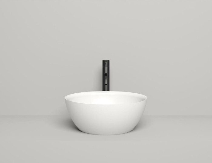 Раковина накладная 42,5x42,5, глянцевая, Salini ALDA арт. 1102110GRF