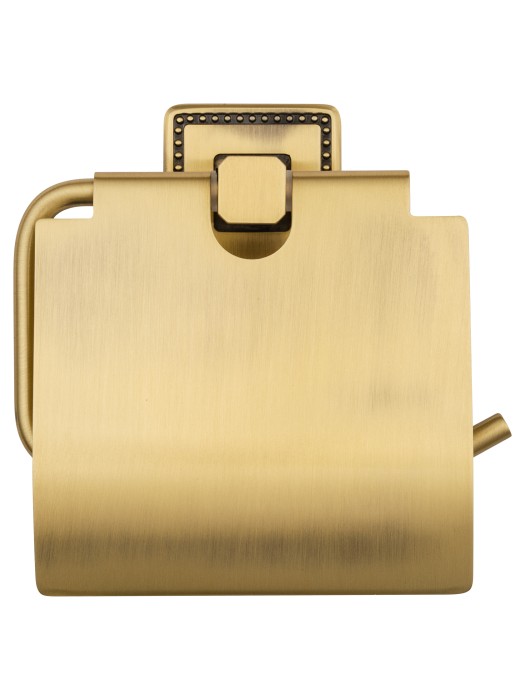 Держатель для туалетной бумаги с крышкой, Wonzon & Woghand Roma, WW-7226 цвет: бронза