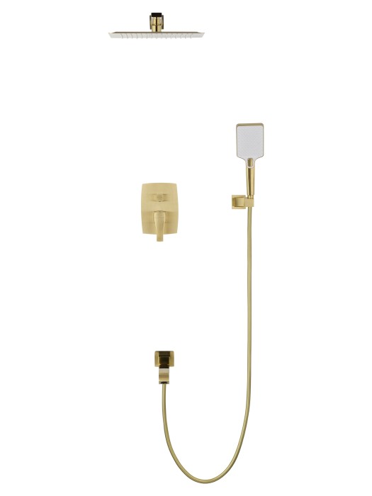 Душевая система встраиваемая, Wonzon & Woghand Flex, WW-88939072-BG цвет: золото