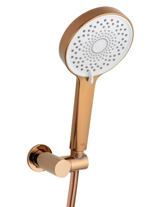 Душевая система с термостатом встраиваемая, Wonzon & Woghand Stick, WW-88929010-RG цвет: розовое золото