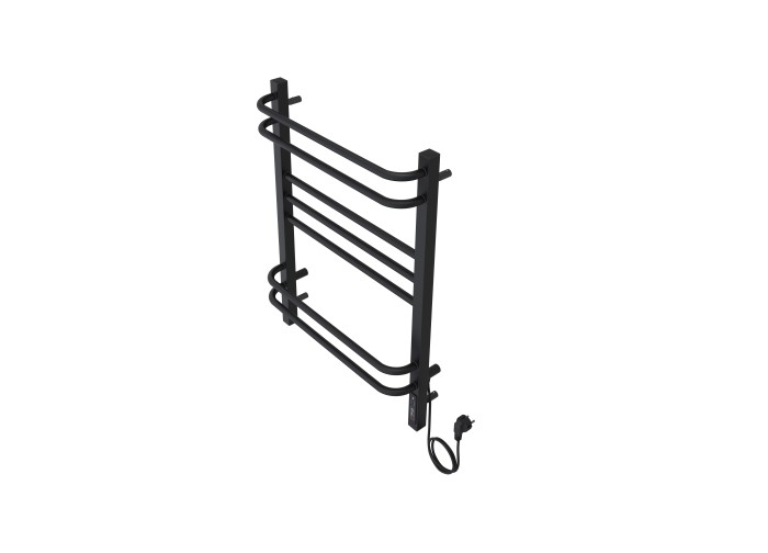 Полотенцесушитель водяной 500х700 Aquatek Бетта, черный муар арт. AQ EL KRC0770BL