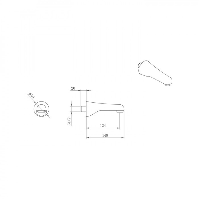 Душевой комплект BERGES Nardis, хром арт. 071005