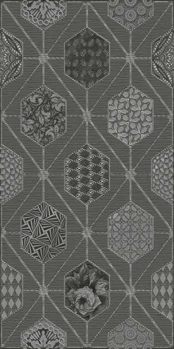 Декоративная плитка gris geometria 31.5x63 AZORI Devore арт. 587152001