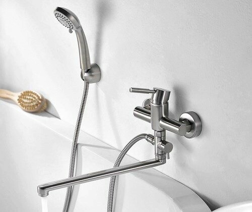 Смеситель для ванны с длинным изливом Wern 4200 WasserKRAFT арт. 4202L