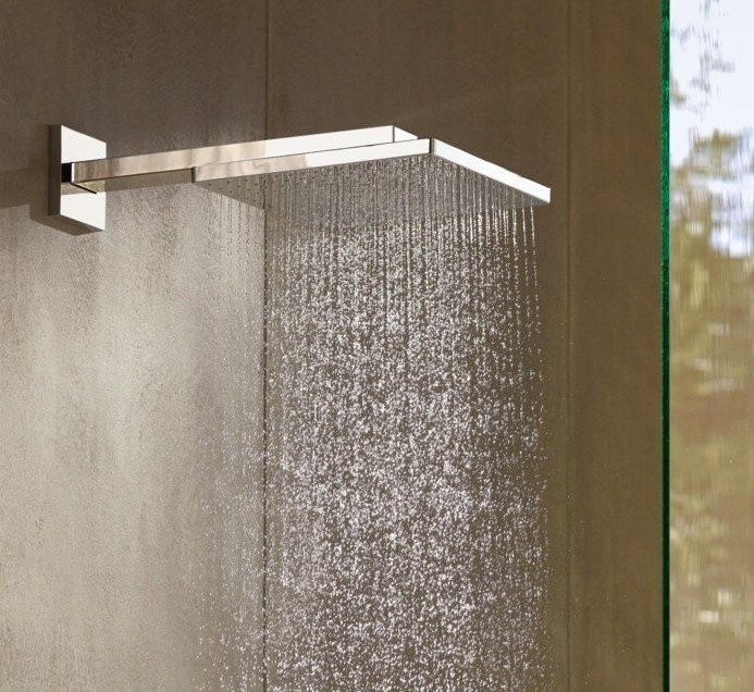 Верхний душ с настенным кронштейном Raindance E Hansgrohe, хром арт. 26239000