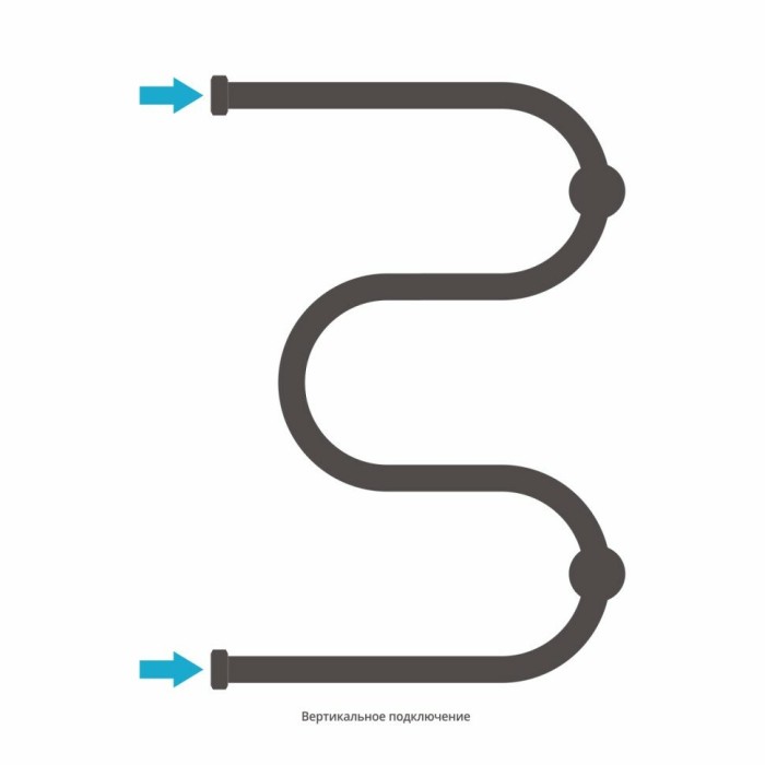 Сунержа Водяной полотенцесушитель 600x400, М-образный, 032-4007-6040 цвет: матовое золото