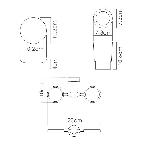 Держатель стакана и мыльницы WasserKRAFT арт. K-28226