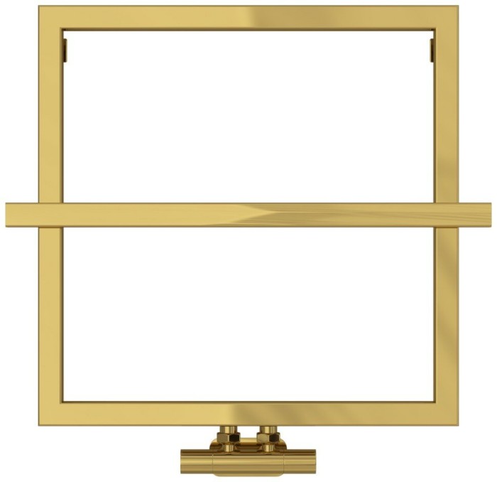 Сунержа Водяной полотенцесушитель 530x530, Штиль EU50+, 03-0256-5353 цвет: золото