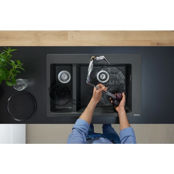 Смеситель для кухни, с вытяжным душем, Hansgrohe Talis M51, хром арт. 73850000