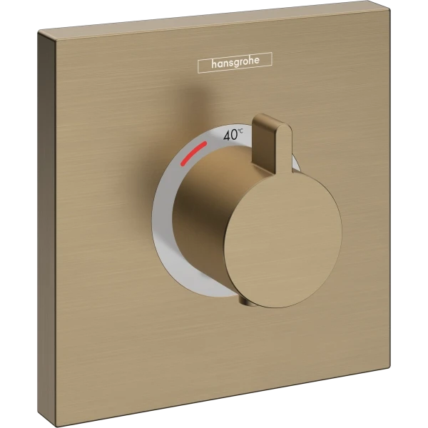 Термостат для душа HighFlow скрытого монтажа, Hansgrohe ShowerSelect, бронза арт. 15760140