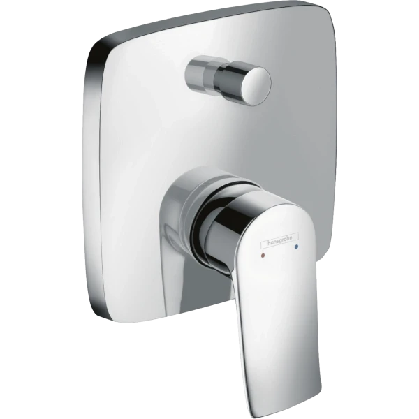 Смеситель для ванны скрытого монтажа, Hansgrohe Metris, хром арт. 31454000