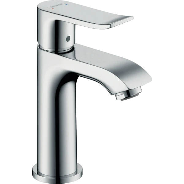 Смеситель для раковины без сливного гарнитура, Hansgrohe Metris, хром арт. 31186000