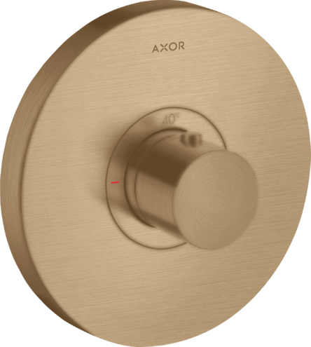 Термостат для душа ShowerSelect Axor, шлифованная бронза арт. 36721140