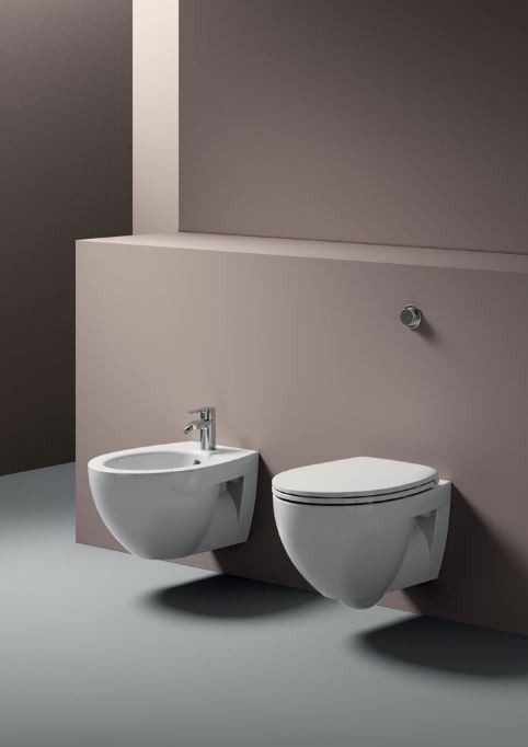 Подвесной унитаз 37х52 см, без крепежа в комплекте, без сиденья, GSI City New арт. 931811